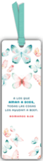 MARCADOR DE LIBRO CON RIBBON A LOS QUE AMAN A DIOS