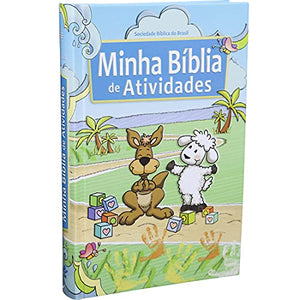 BIBLIA EM PORTUGUES MINHA BIBLIA DE ATIVIDADES NTLH63PMBA TAPA DURA COLORES