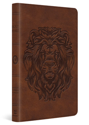 ESV THINLINE BIBLE (TRUTONE, BROWN, ROYAL LION)