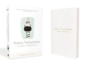 Biblia NVI Nuevo Testamento Bolsillo Blanco Bebés Símil Piel