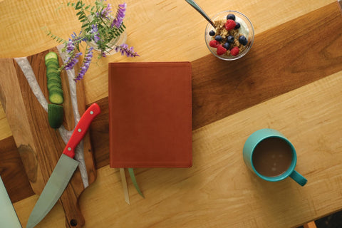 Image of Flourish: The NIV Bible for Women, Leathersoft, Brown, Comfort Print