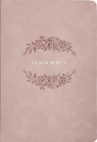 Image of BIBLIA NTV LETRA SUPER GIGANTE FILAMENT SIMIL PIEL ROSADO PALIDO