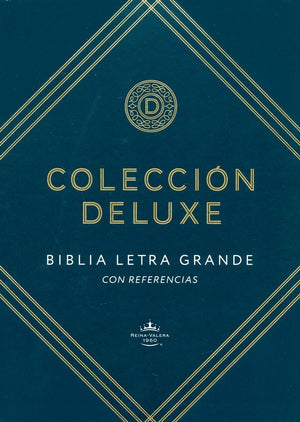 Biblia RVR 1960 Deluxe Piel Genuina Verde Turquesa