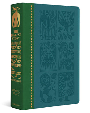 THE BIGGEST STORY BIBLE STORYBOOK (TRUTONE, GREEN/TEAL)