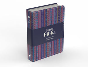 Biblia RVR 1960 Compacta Letra Grande 11 puntos Símil Piel Andina Morado