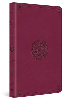 ESV PREMIUM GIFT BIBLE (TRUTONE RASPBERRY, EMBLEM DESIGN)