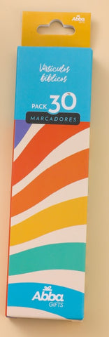 Image of Pack 30 marcadores de libro en caja de cartón. Plan de salvación.