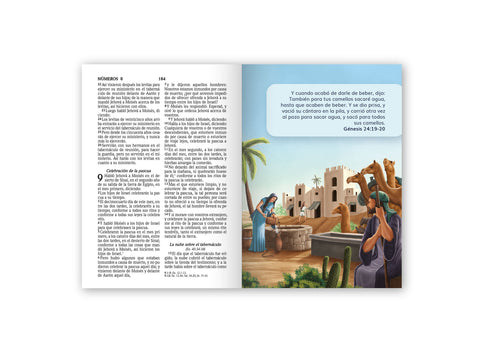 Image of Biblia RVR 1960 Bolsillo para Niñas Princesa Vinilo con Cierre