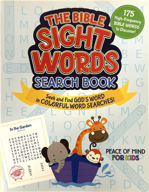 THE BIBLE SIGHT WORDS SEARCH BOOK