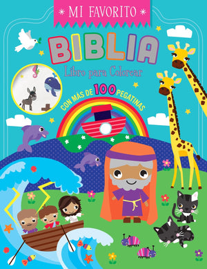 Biblia - Libro para Colorear con Pegatinas