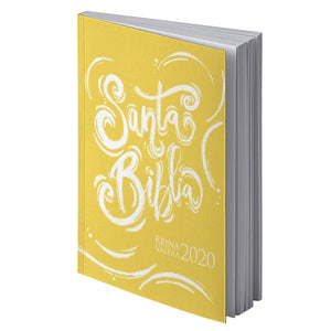 Biblia RVR 2020 Compacta Amarilla Rústica