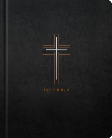 Image of BIBLIA NTV MARGEN AMPLIO CON FILAMENT TAPA DURA SIMIL PIEL CRUZ
