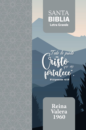 Biblia RVR 1960 Letra Grande Tamaño Manual Filipenses 4:13 con Cierre e Índice