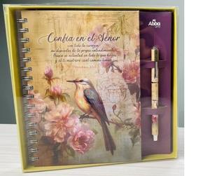 PACK LIBRETA Y BOLIGRAFO. CONFIA EN EL SENOR