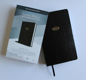 BIBLIA RVR 1960 PARA REGALOS Y PREMIOS NEGRO SIMIL PIEL