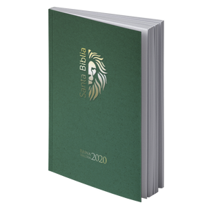 Biblia RVR 2020 Letra Grande León de Judá Verde Rústica
