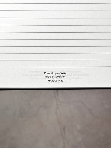 Image of Libreta de Anillas con Elásico Para el que Cree