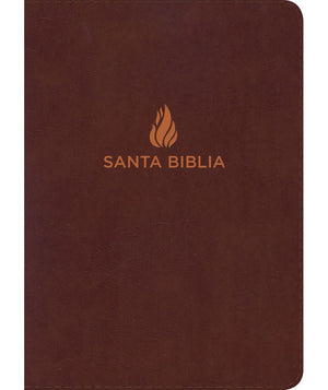 Biblia RVR 1960 Súper Gigante Marron Símil Piel