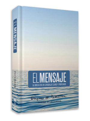 Biblia El Mensaje Azul Tapa Dura