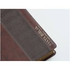 Image of BIBLIA RVR 1960 LETRA SUPER GIGANTE CAFE GEO COLECCION EFESO CON INDICE SIMIL PIEL