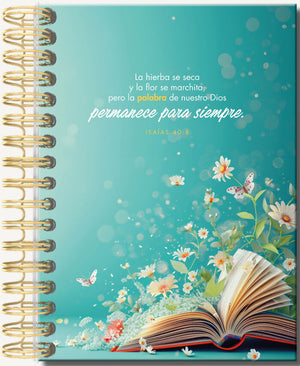 Libreta de Anillas con Elásico La Palabra de Nuestro Señor