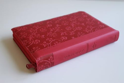Image of BIBLIA RVR 1960 LETRA GIGANTE TAMANO MANUAL SIMIL PIEL ROSADA CIERRE INDICE