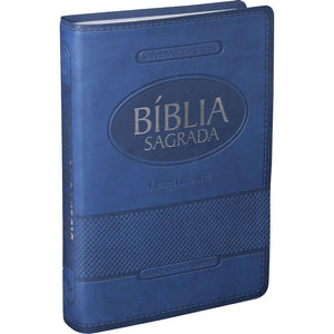 BIBLIA EM PORTUGUES RA065TILG TAPA IMITACION CUERO AZUL INDICE DIGITAL