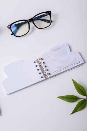 LIBRETA TROQUELADA CAFE