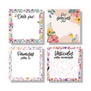 PACK NOTAS ADHESIVAS 4 MODELOS