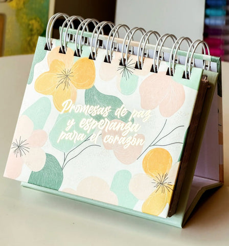 Image of CALENDARIO PERPETUO DE MESA PROMESAS DE PAZ Y ESPERANZA