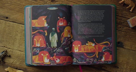 Image of THE BIGGEST STORY BIBLE STORYBOOK (TRUTONE, GREEN/TEAL)