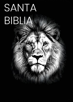 Biblia RVR 1960 Compacta Letra Grande 11 puntos Símil Piel Negro León Grafity