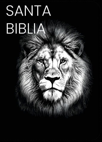 Image of Biblia RVR 1960 Compacta Letra Grande 11 puntos Símil Piel Negro León Grafity