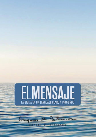 Image of Biblia El Mensaje Azul Tapa Dura