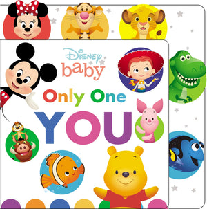 DISNEY BABY: ONLY ONE YOU (BOARD BOOKS WITH CLOTH TABS)