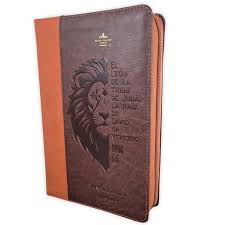 Image of BIBLIA RVR 1960 LETRA GIGANTE TAMANO MANUAL LEON DE JUDA SIMIL PIEL