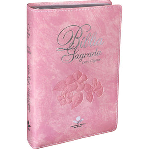 BIBLIA EM PORTUGUES RA065TILG TAPA IMITACION CUERO ROSA NOBLE INDICE DIGITAL