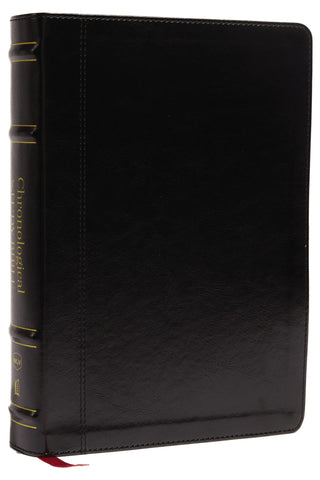 Image of NKJV STUDY BIBLE, LEATHERSOFT, BLACK, FULL-COLOR, COMFORT PRINT