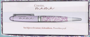 Bolígrafo de Lujo en Caja de Regalo Gracias Mamá