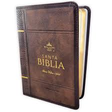 Image of BIBLIA RVR 1960 LETRA GRANDE TAMANO MANUAL NEOCLASSIC CAFE OSCURO SIMIL PIEL