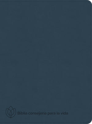 Biblia RVR 1960 Consejería para La Vida Azul Pizarra Símil Piel