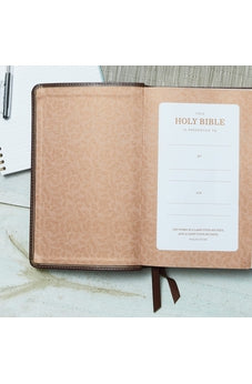 Image of KJV Holy Bible, Personal Size Giant Print Reference Bible, Burgundy Leathersoft, 43,000 Cross References, Red Letter, Comfort Print: King James Version