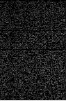 Biblia RVR 1960 de Promesas Letra Grande Negra Símil Piel