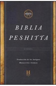 Biblia Peshitta Símil Piel Caoba Duotono con Índice