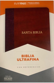 Image of Biblia RVR 1960 Ultrafina Dos Tonos Marrón Marrón