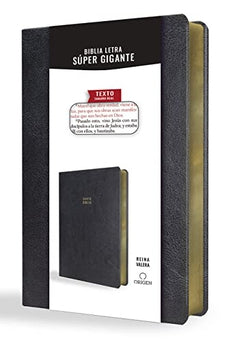 Biblia RVR 1909 Letra Súper Gigante Símil Piel Negro