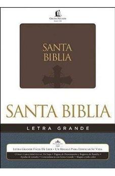 Biblia RVR 1960 Letra Grande Piel Marrón