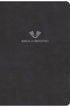 Biblia RVR 1960 del Ministro Ampliada Negro Piel
