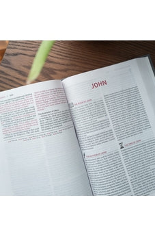 Image of The NIV, Open Bible, Hardcover, Gray, Red Letter, Comfort Print: Complete Reference System