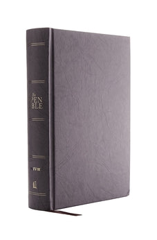 The NIV, Open Bible, Hardcover, Gray, Red Letter, Comfort Print: Complete Reference System